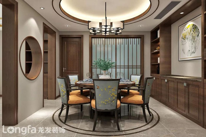 新中式风格厨房餐厅装修